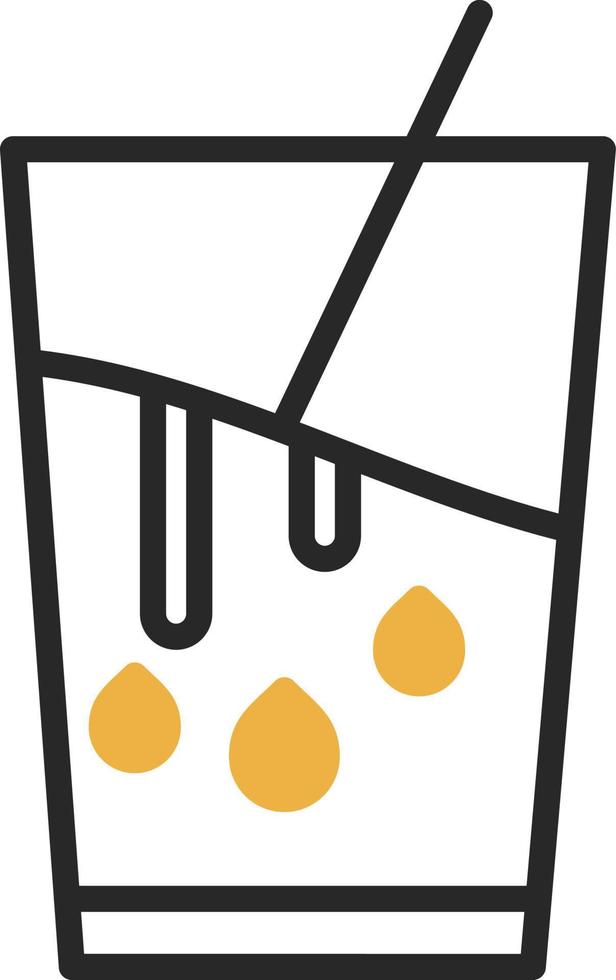 Chocolate Milk Vector Icon Design