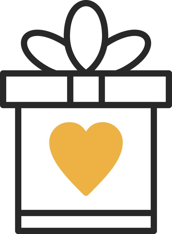 Wedding Gift Vector Icon Design