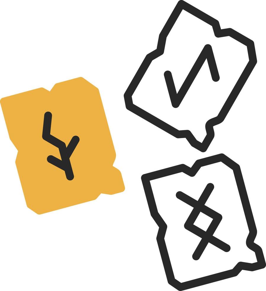 Runes Vector Icon Design