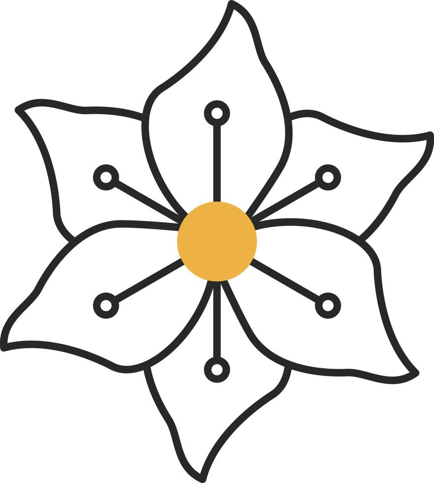 Gladiolus Vector Icon Design
