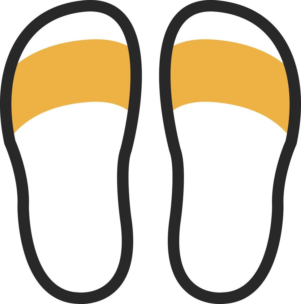 Slippers Vector Icon Design