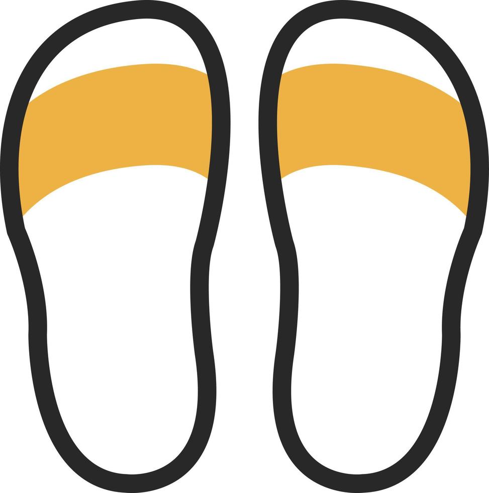 Slippers Vector Icon Design