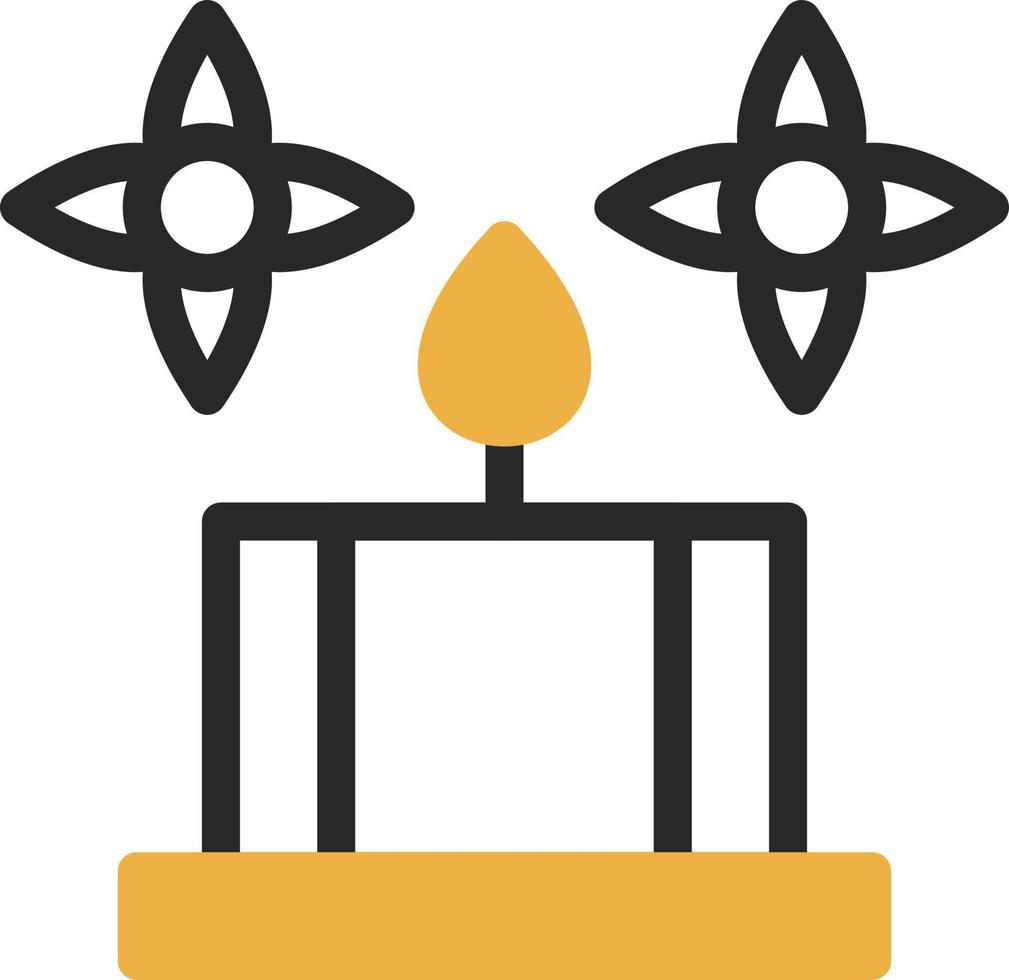 Spa Candle Vector Icon Design
