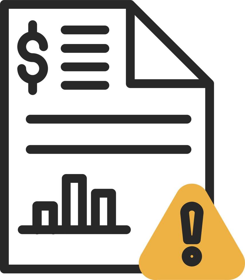 Stock Market Report Vector Icon Design