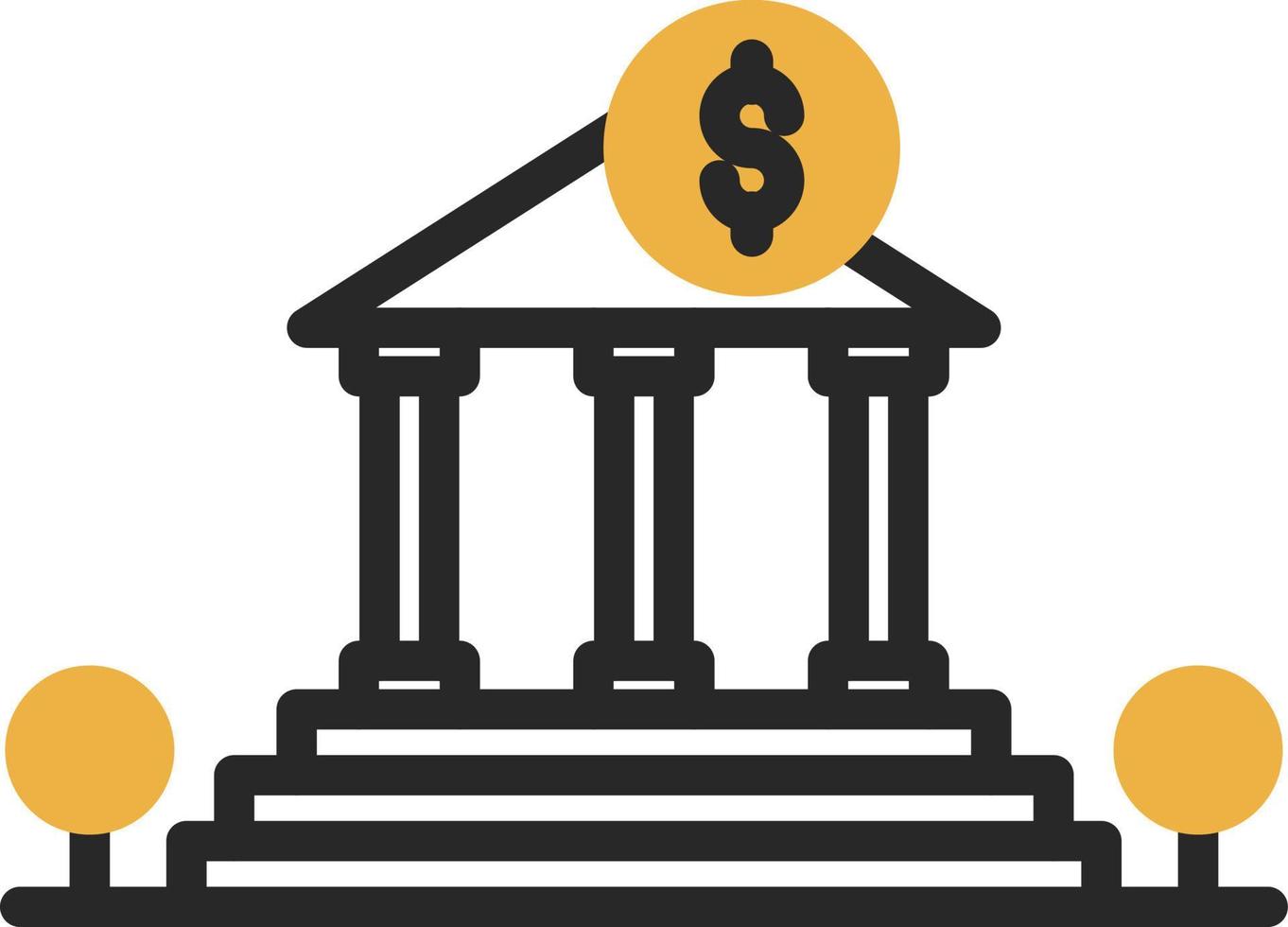 diseño de icono de vector de banco