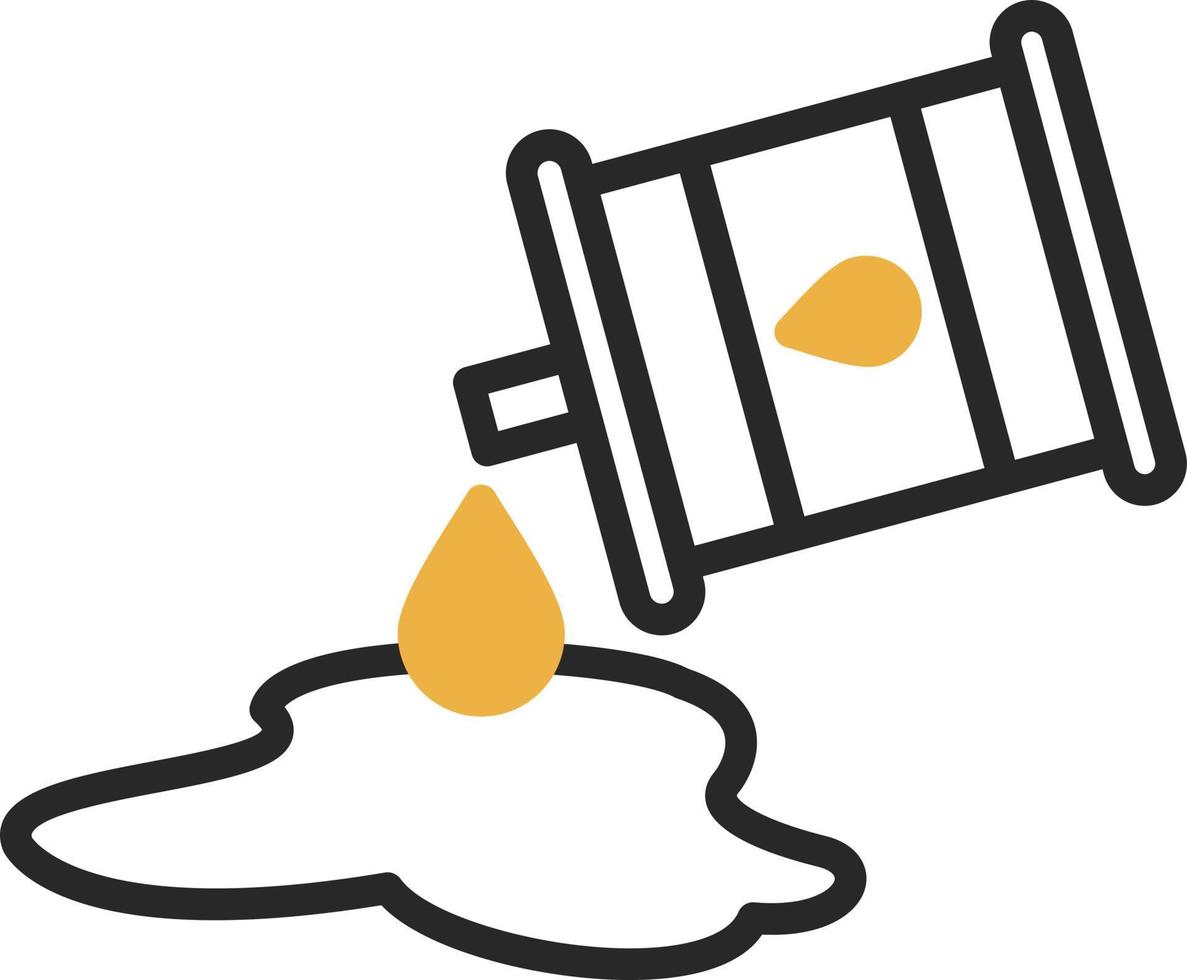 Oil Spill Vector Icon Design