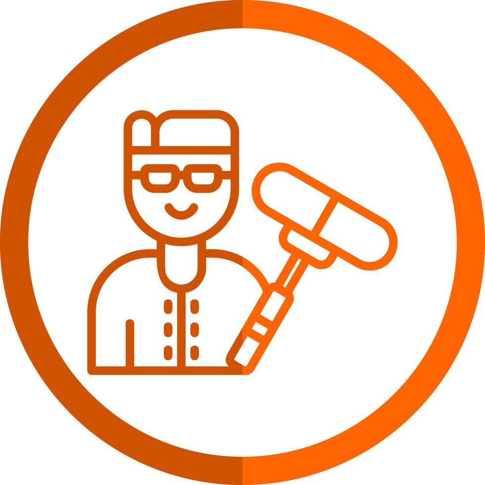 Boom Operator Vector Icon Design