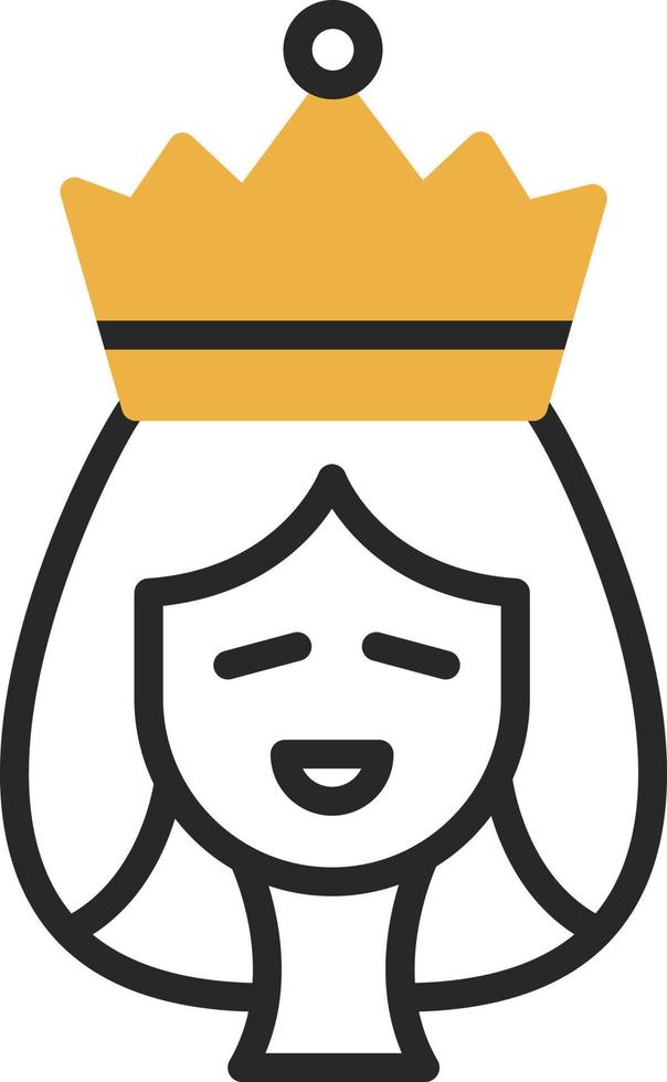 diseño de icono de vector de reina