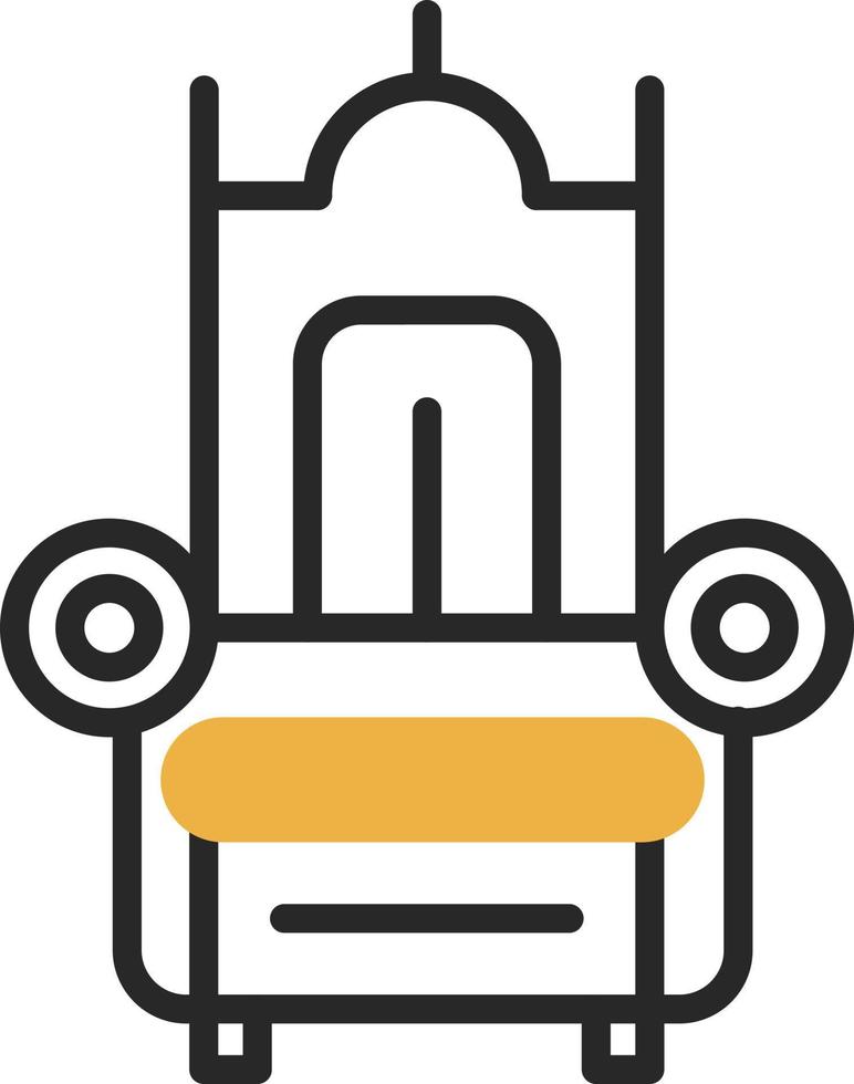 Throne Vector Icon Design