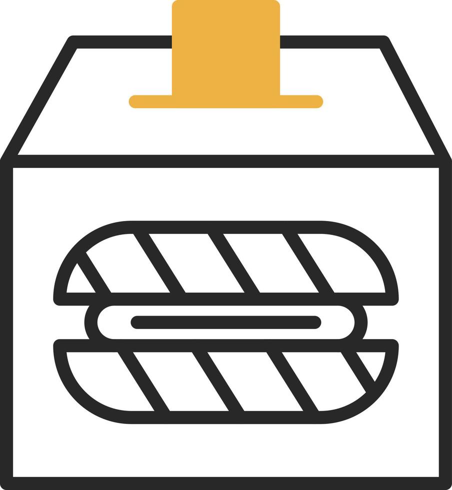 Bread Donation Vector Icon Design