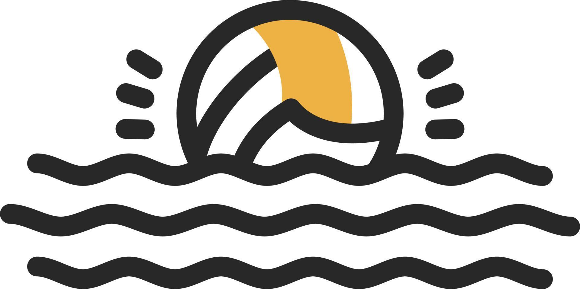 Waterpolo Vector Icon Design