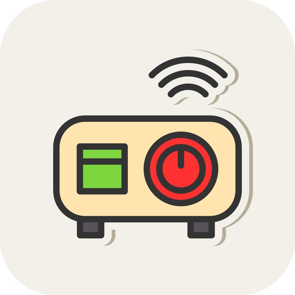 Video Projector Vector Icon Design