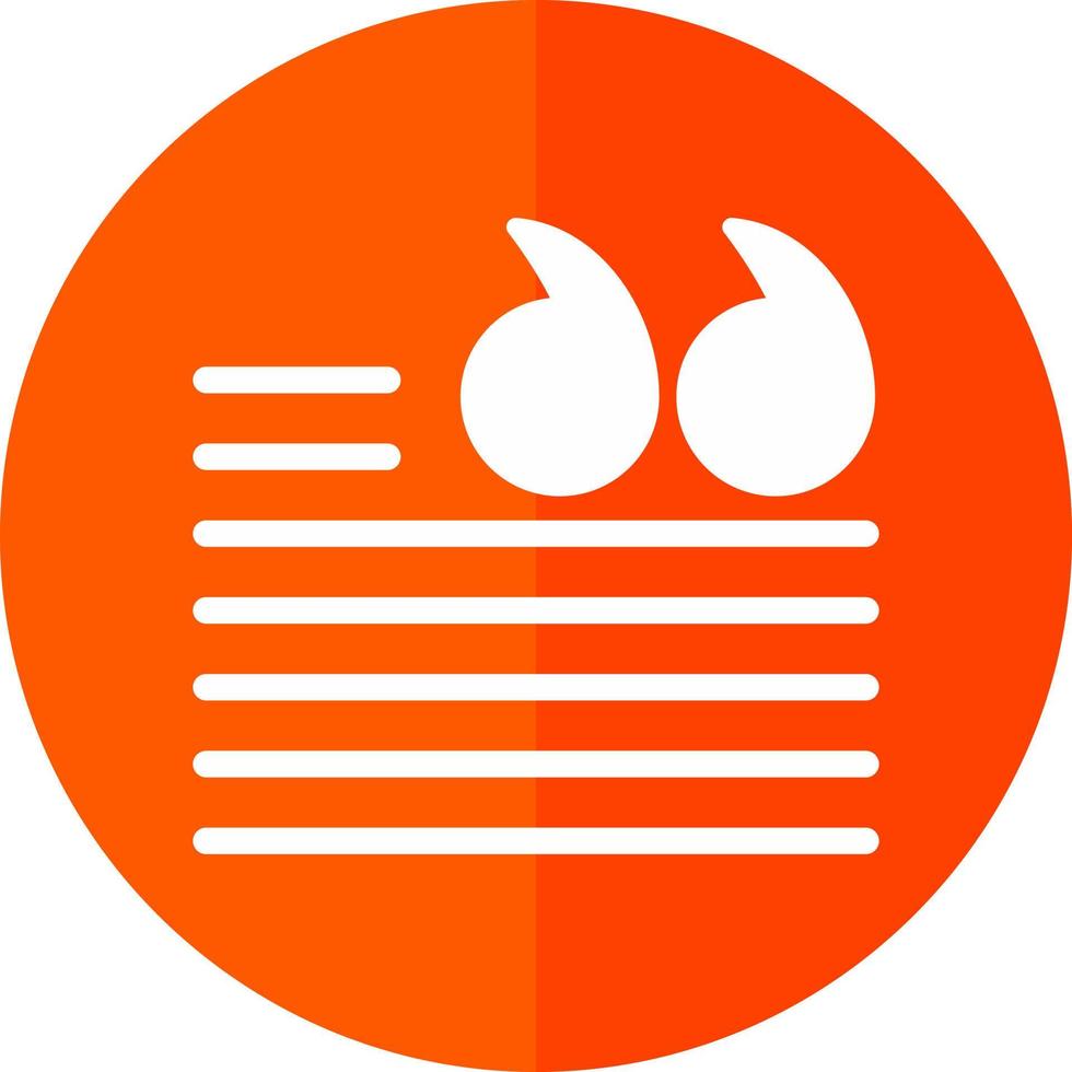 Quotation Vector Icon Design