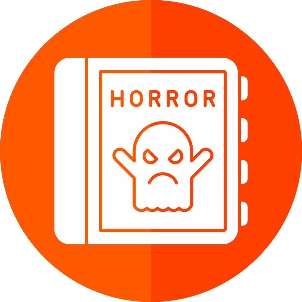 diseño de icono de vector de terror