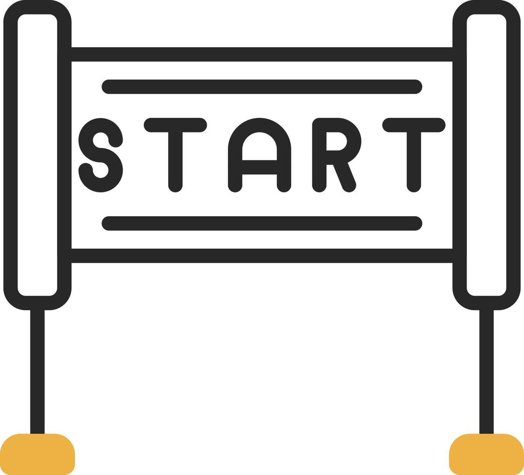 Race Start Vector Icon Design