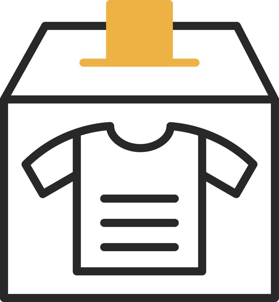 Clothes Donation Vector Icon Design