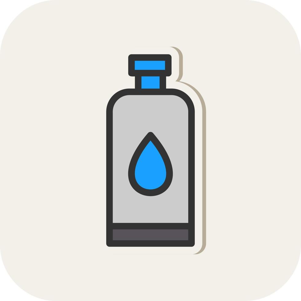 Water Bottle Vector Icon Design