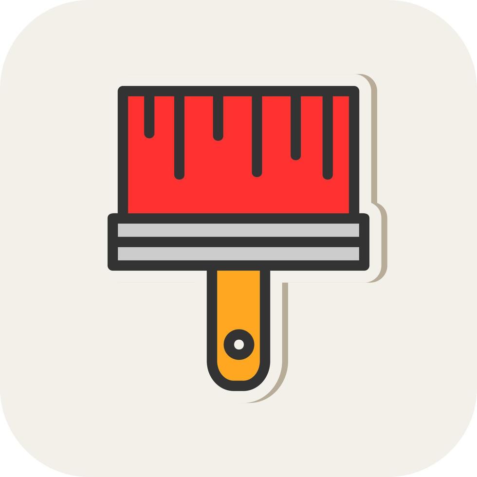 Paint Brush Vector Icon Design