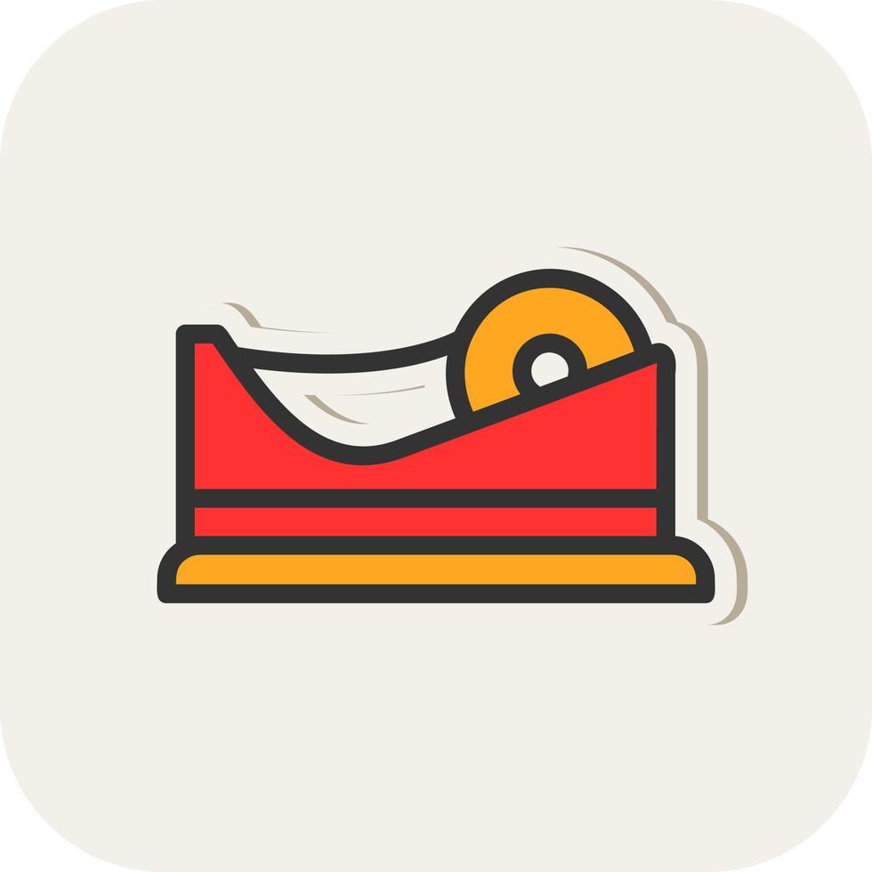 Tape Dispenser Vector Icon Design