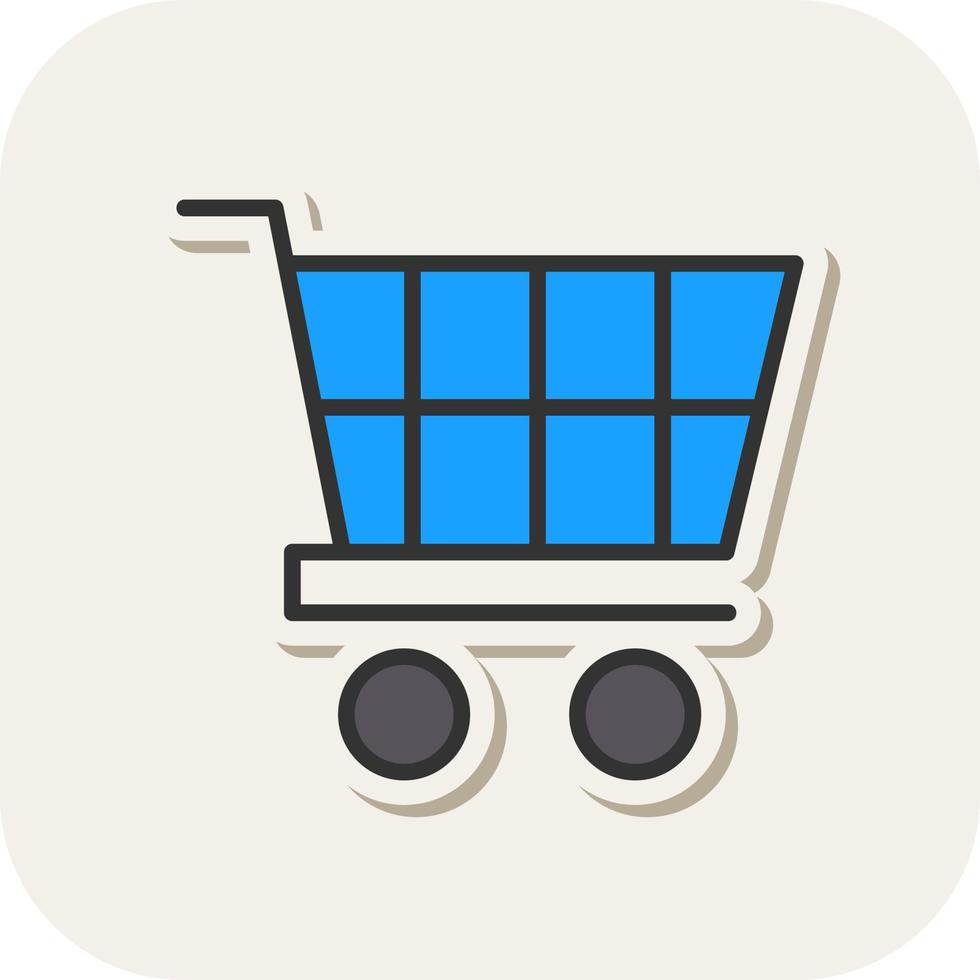 Trolley Vector Icon Design