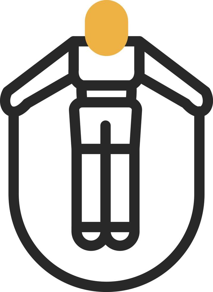 Jumping Jack Vector Icon Design