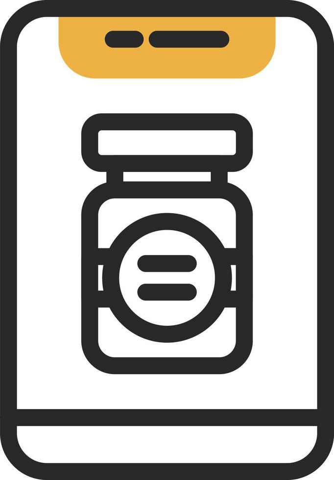 Protein Powder Vector Icon Design