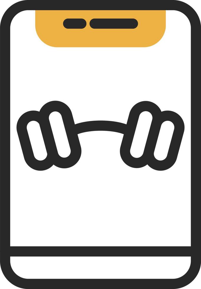 Barbell Vector Icon Design