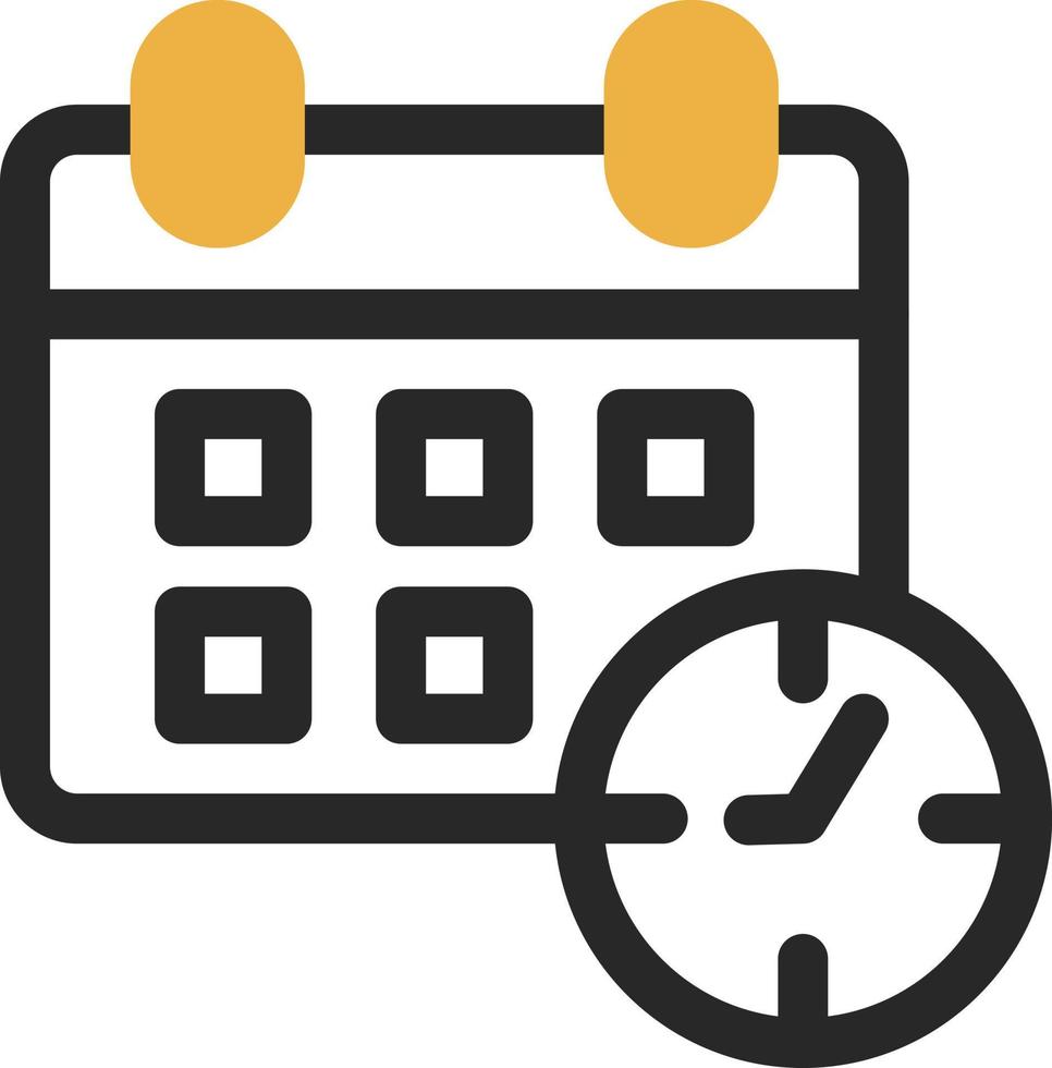 diseño de icono de vector de horario