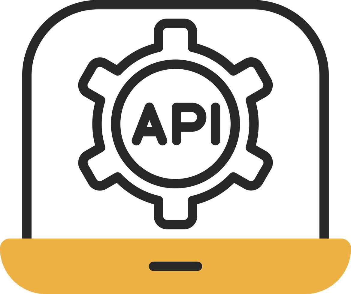 API Vector Icon Design