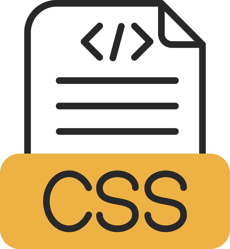 Css File Vector Icon Design