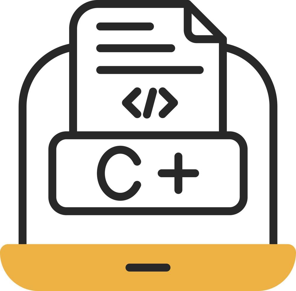 Coding Language Vector Icon Design