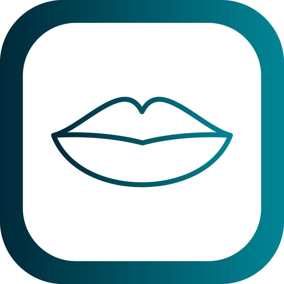 Lip Vector Icon Design