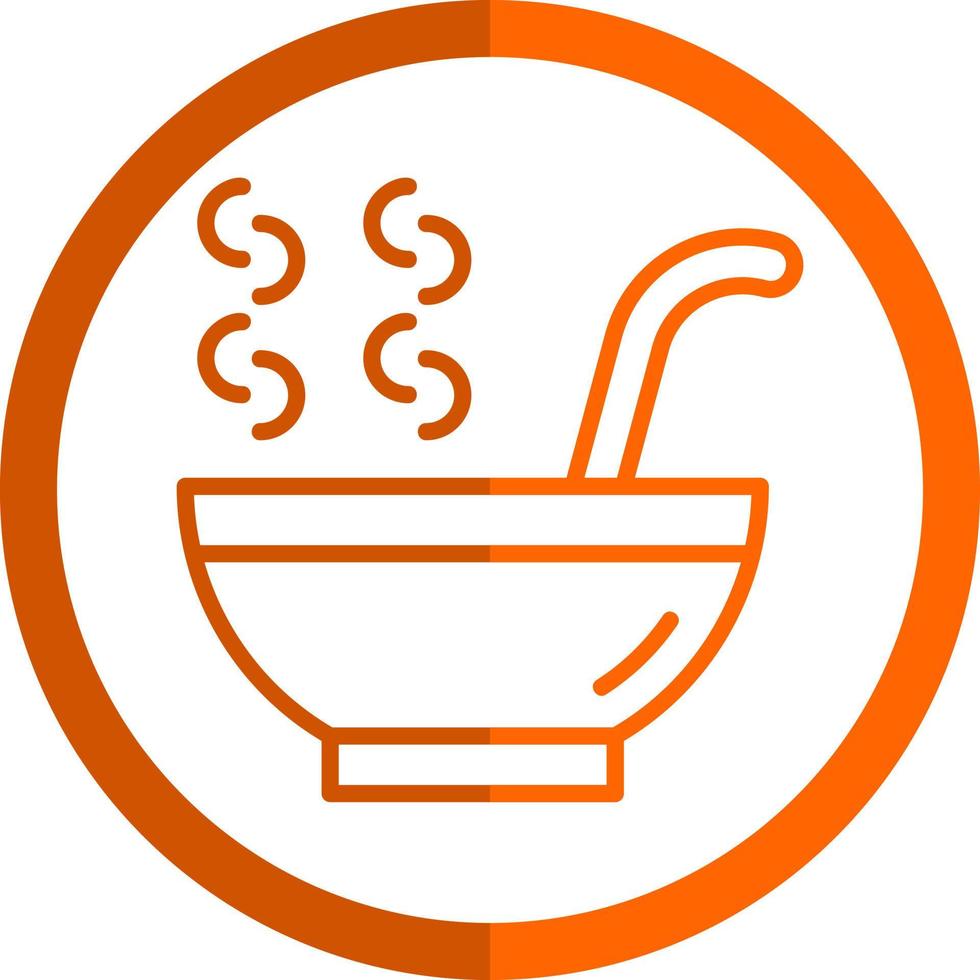Hot Soup Vector Icon Design