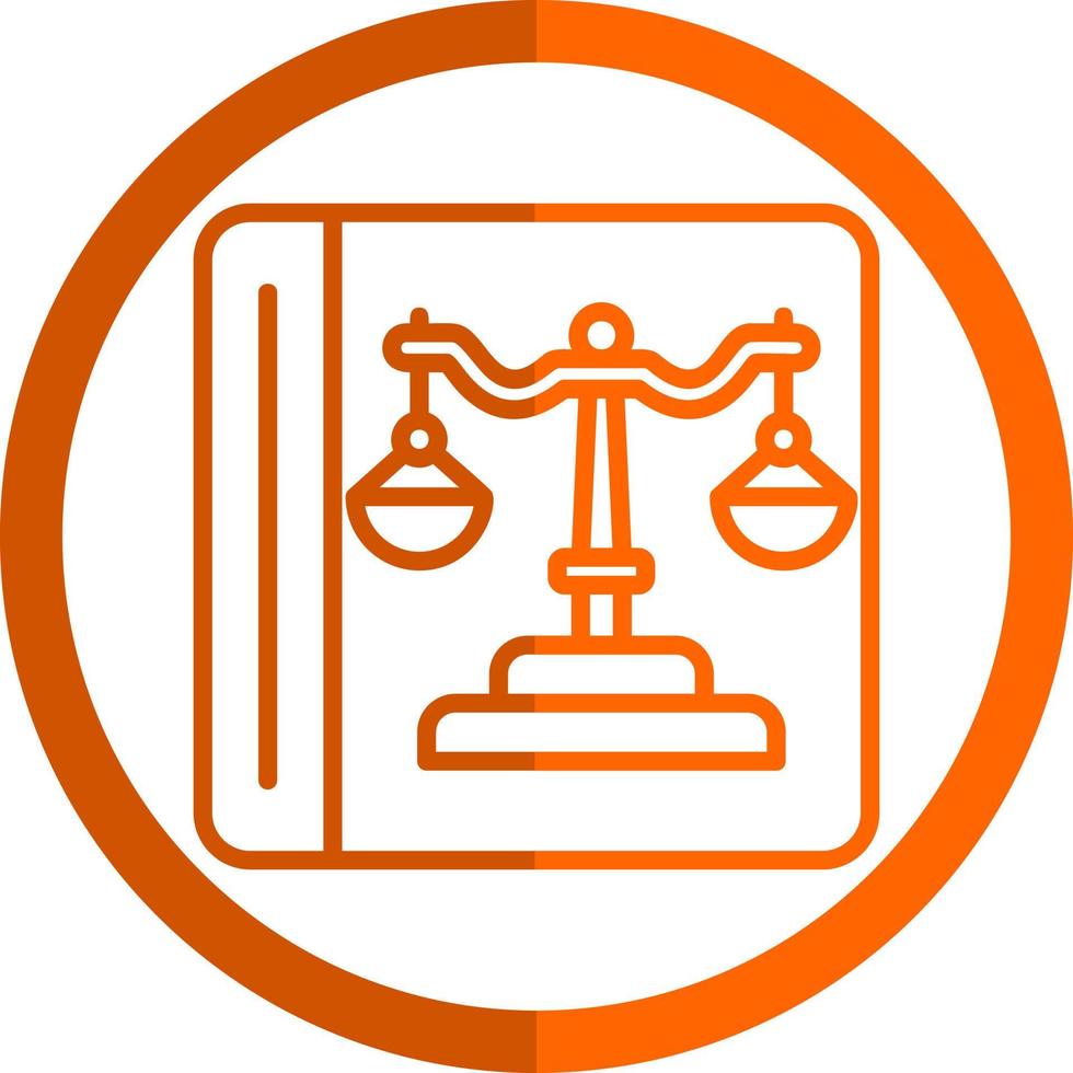 Law Book Vector Icon Design