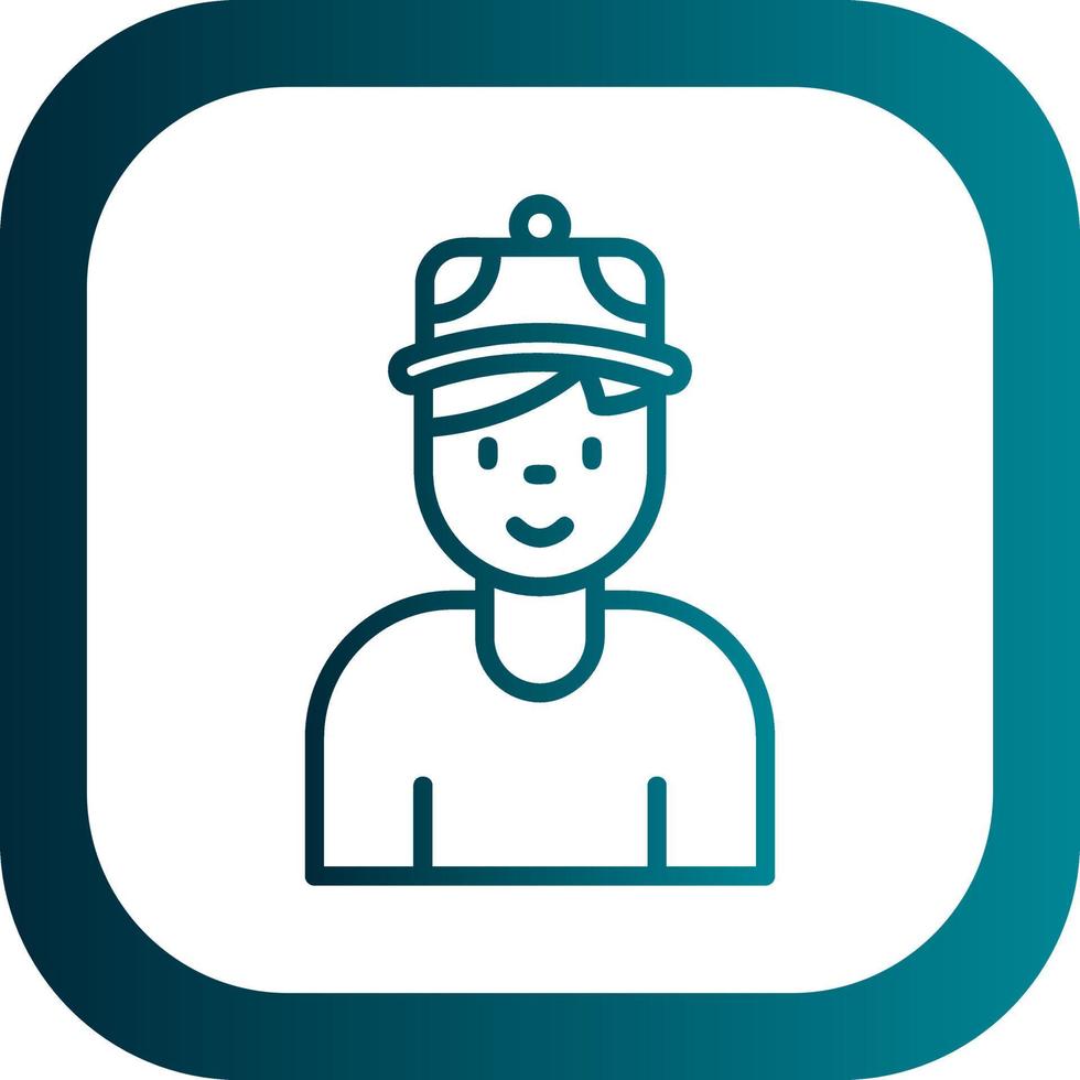 Teenager Vector Icon Design