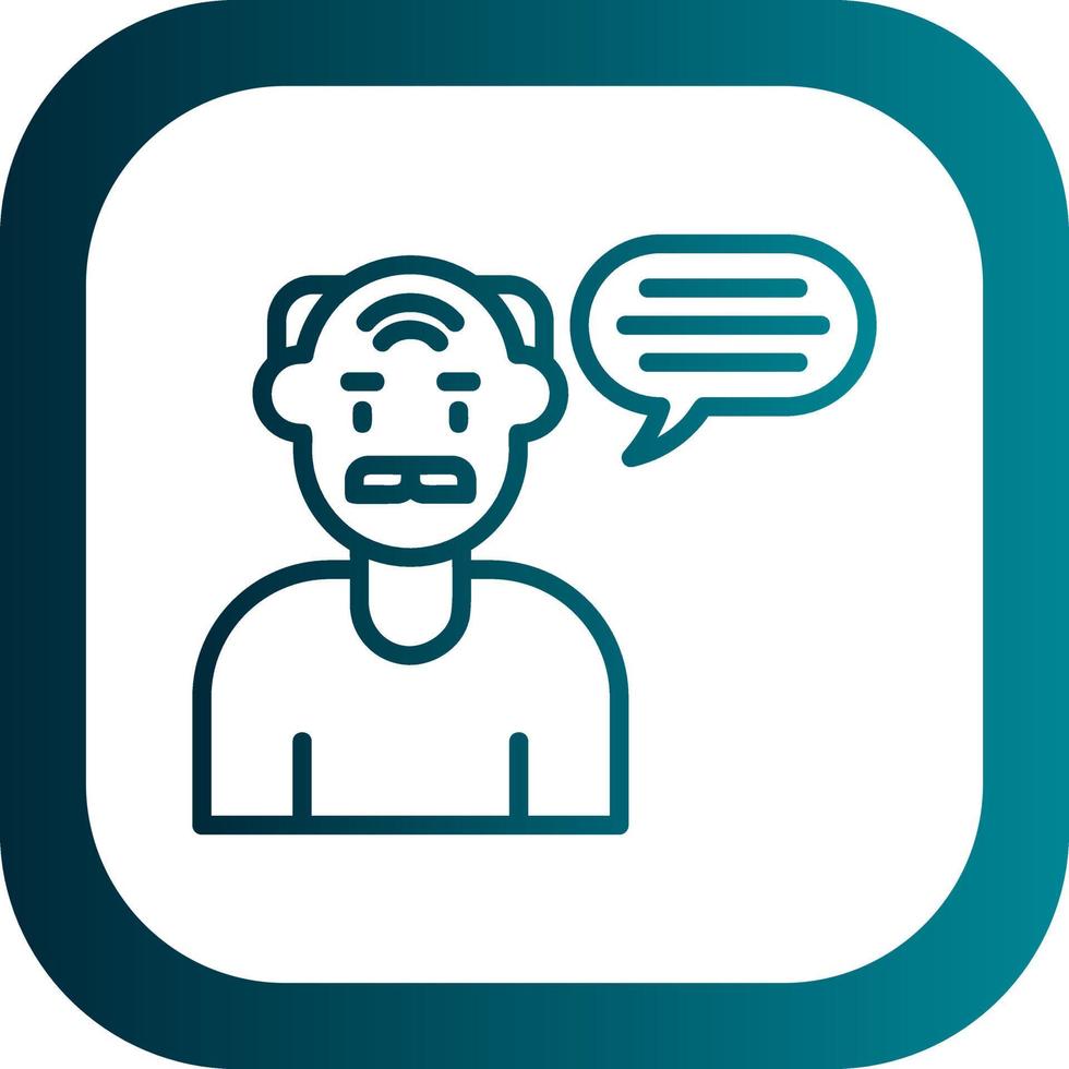Speech Vector Icon Design
