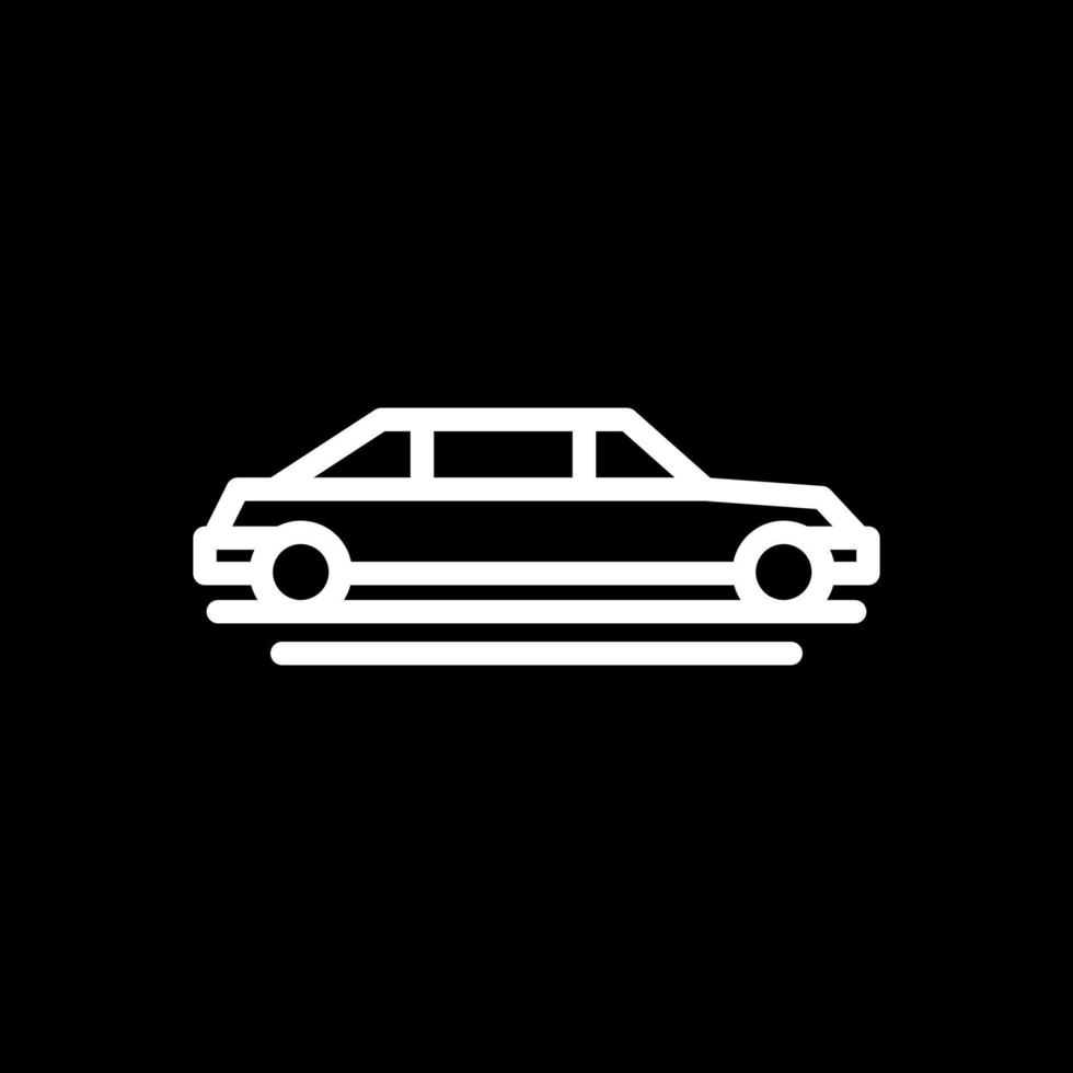 Limousine Vector Icon Design