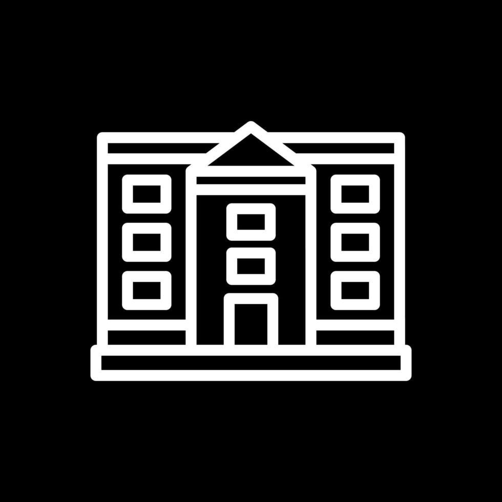 White House Vector Icon Design