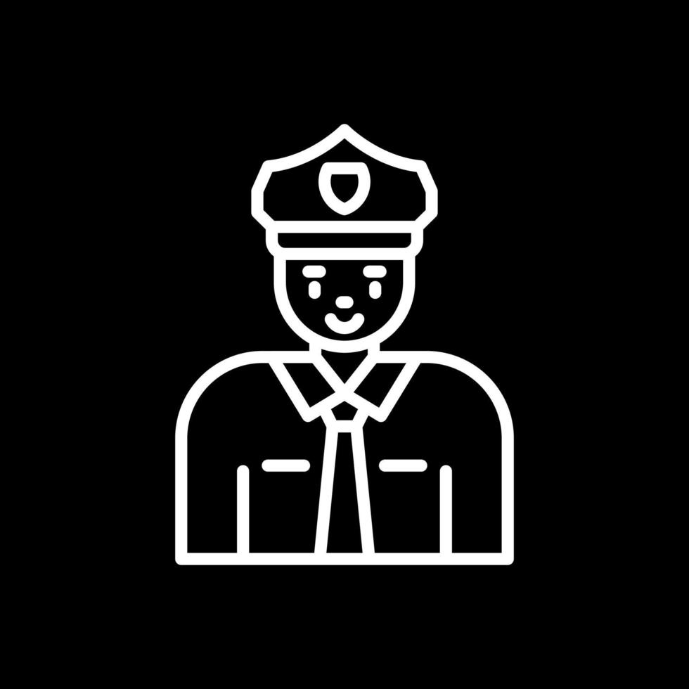 diseño de icono de vector de policía