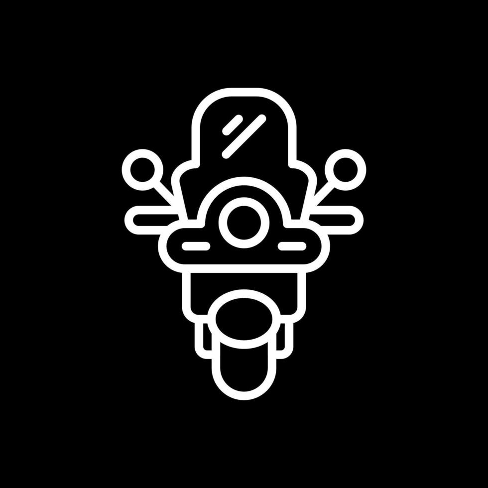 diseño de icono de vector de moto