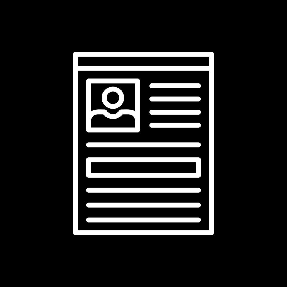 Curriculum Vector Icon Design