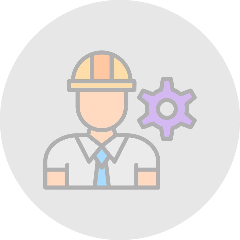 diseño de icono de vector de ingeniero