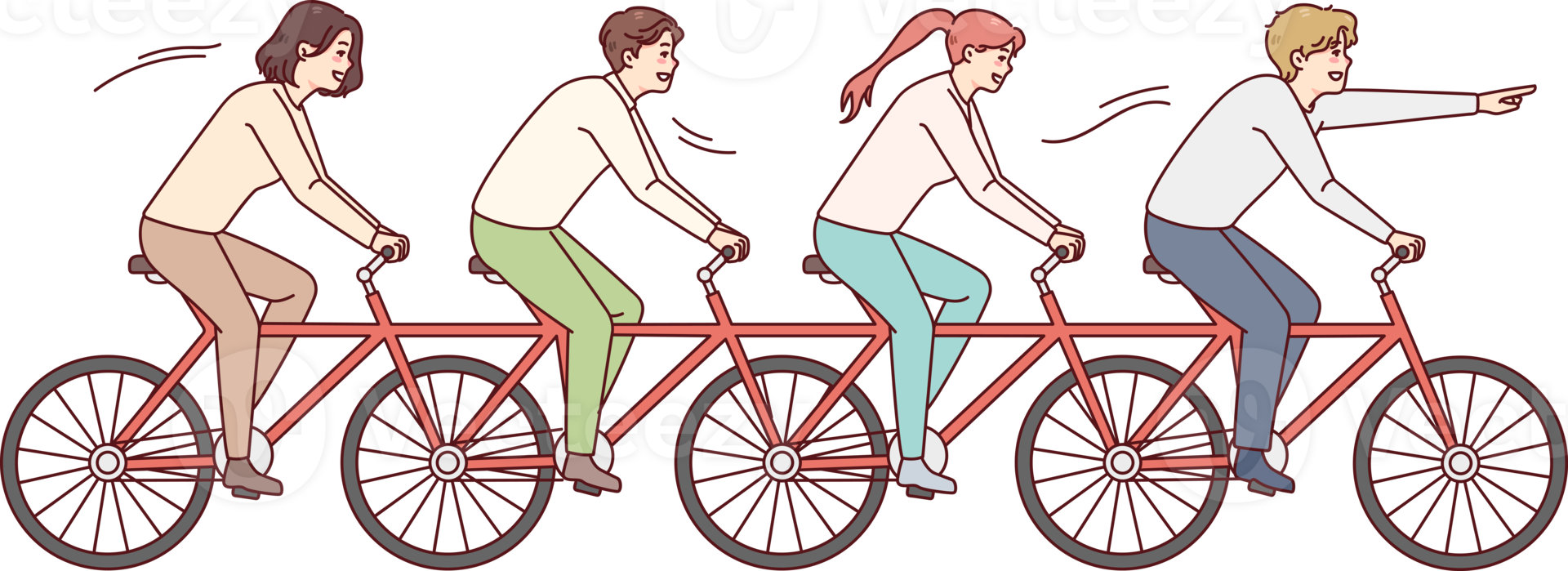 Bicycle People png images