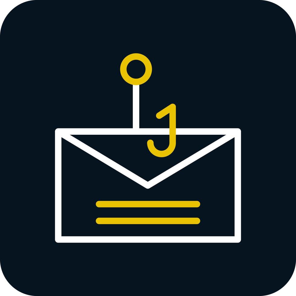 Email Phishing Vector Icon Design