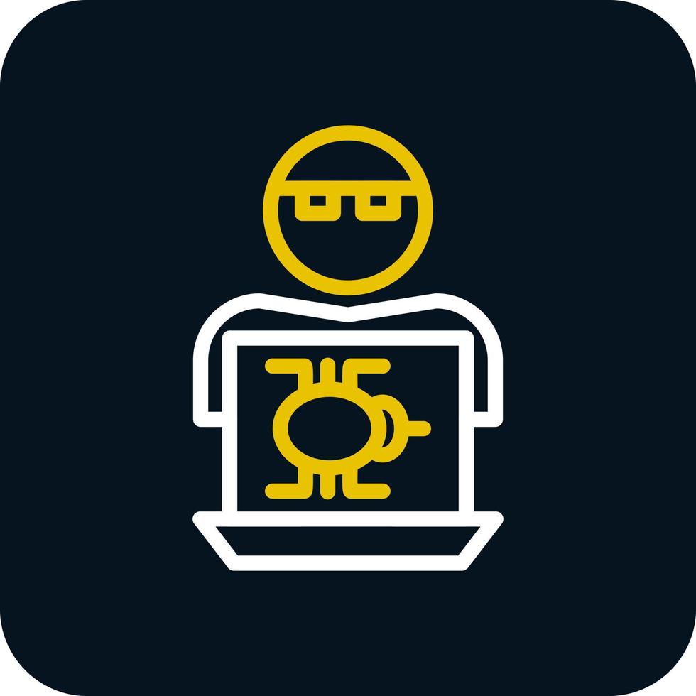 Hacker Vector Icon Design