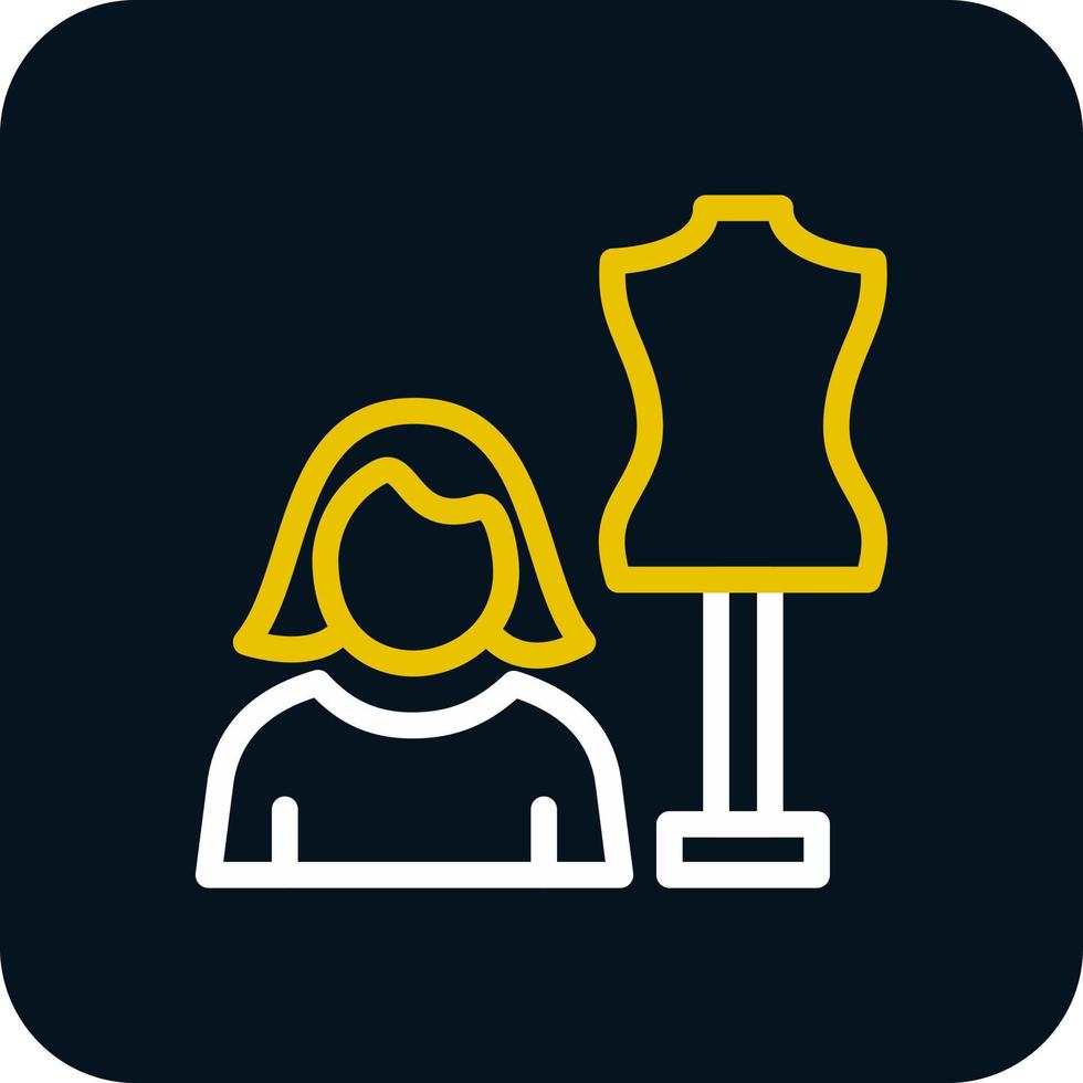 Fashion Designer Vector Icon Design