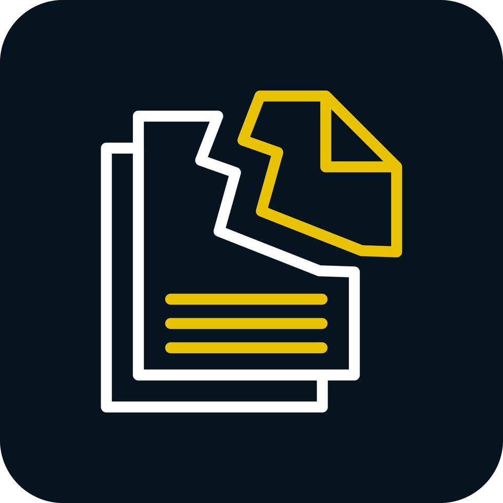Data Loss Vector Icon Design