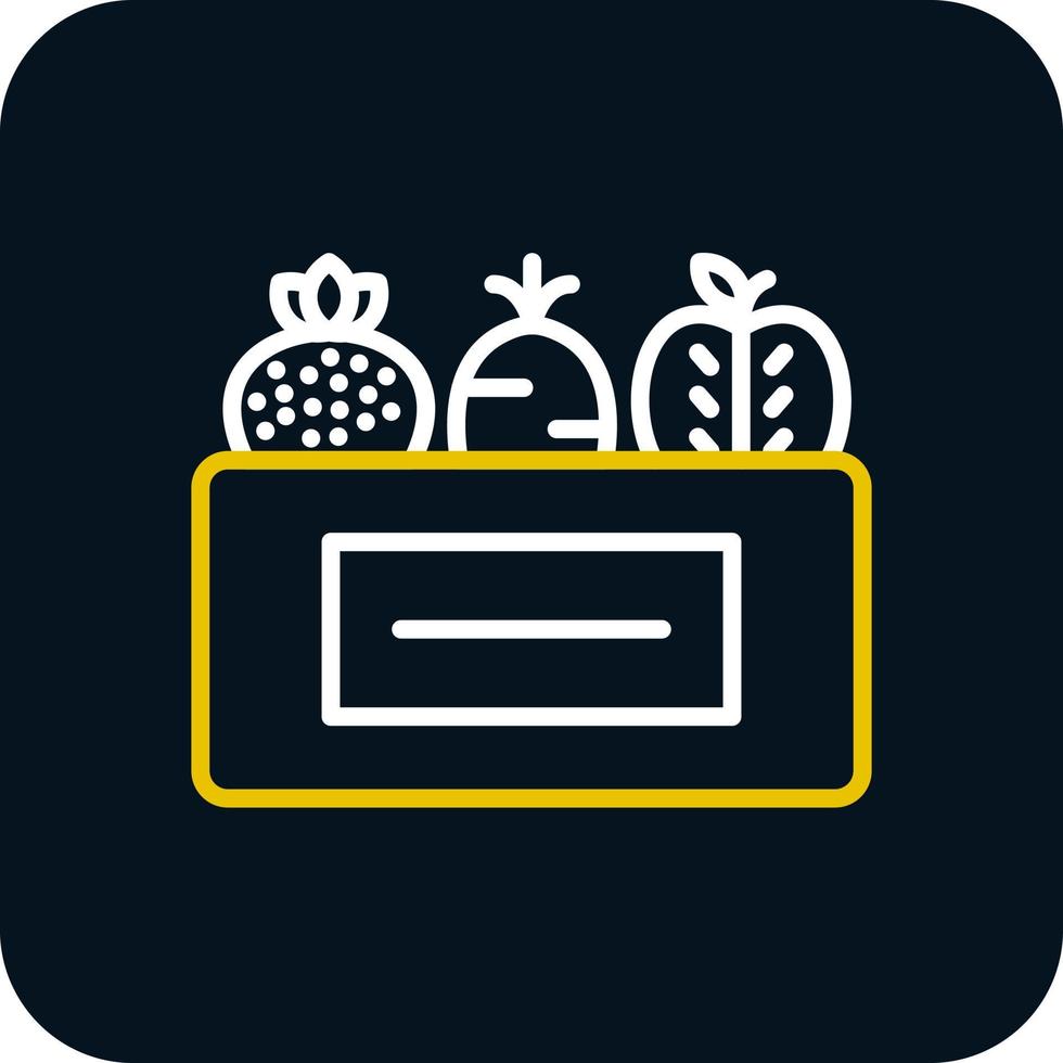 diseño de icono de vector de alimentos saludables