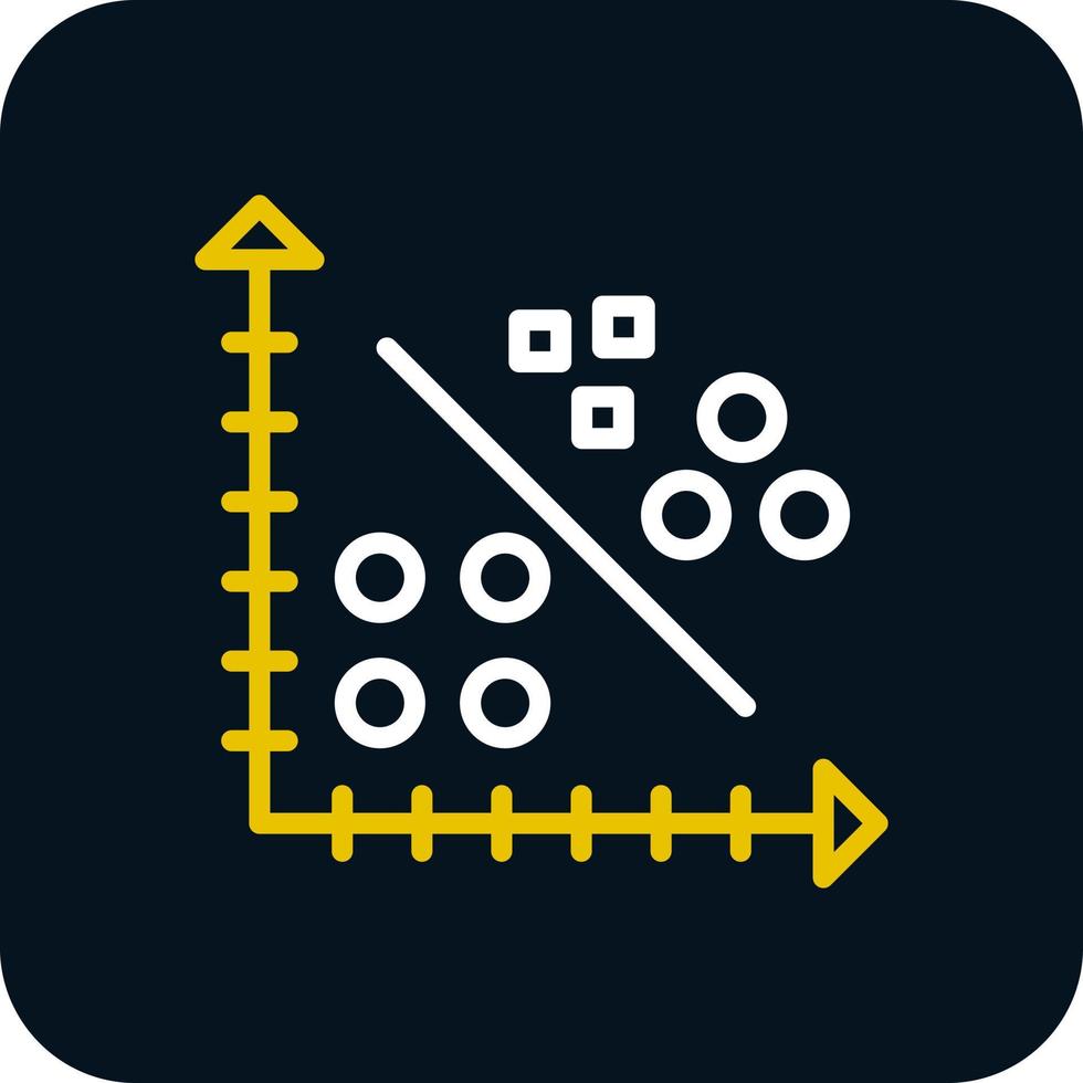 Cluster Analysis Vector Icon Design
