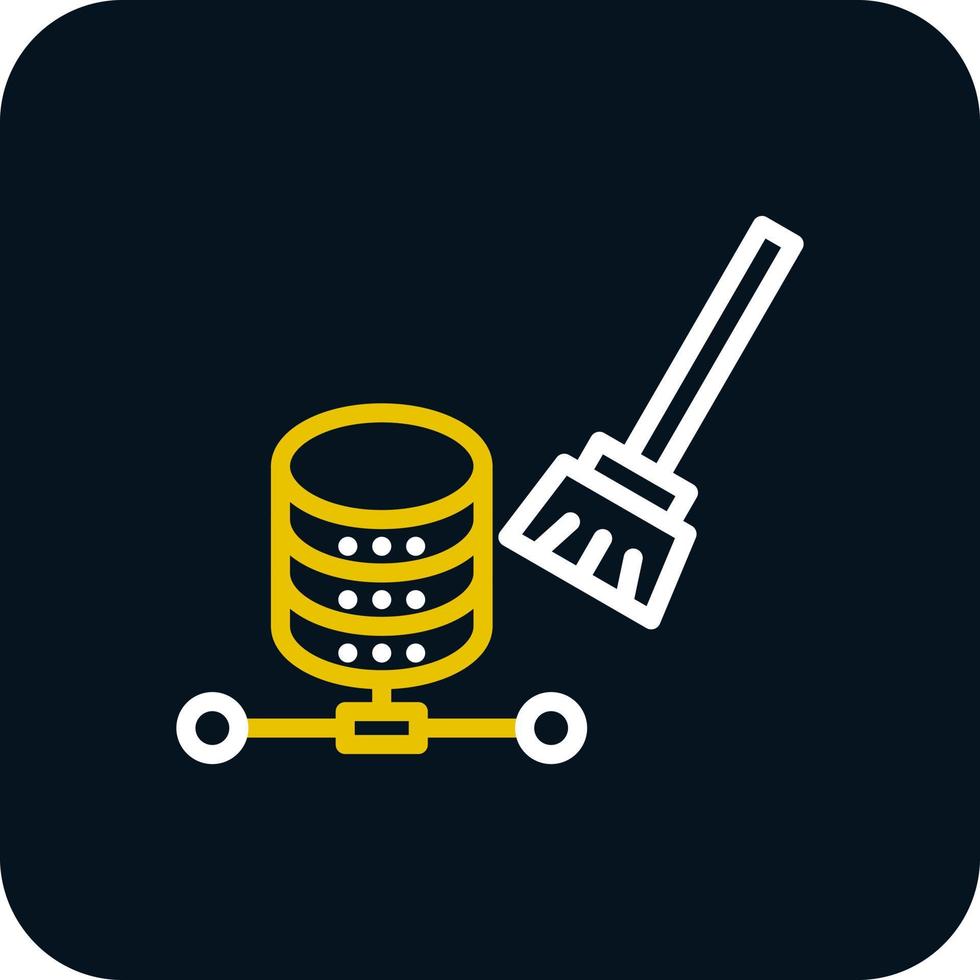 Data Cleansing Vector Icon Design